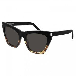 NEW SAINT LAURENT SUNGLASSES, SL214 KATE 010 BLACK WOMEN EYEWEAR SL 214 KATE 010